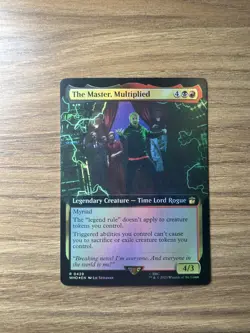 The Master, Multiplied - Extended Art FOIL - MTG - Doctor Who - NM - 429 - Image 1