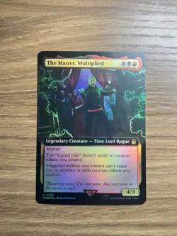 The Master, Multiplied - Extended Art FOIL - MTG - Doctor Who - NM - 429 - Image 2