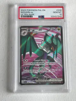 GEM MINT ULTRA RARE Noivern ex HOLO! PSA 10! 2023 Pokemon Paldea Evolved 246/193 - Image 1