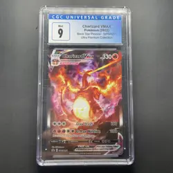 Charizard VMAX CGC 9 SWSH261 Black Star Promo U Premium Collection Pokemon 2000 - Image 1