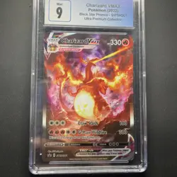 Charizard VMAX CGC 9 SWSH261 Black Star Promo U Premium Collection Pokemon 2000 - Image 2
