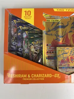 POKEMON Tag Team GX Reshiram & Charizard Premium Collection Box - Image 3