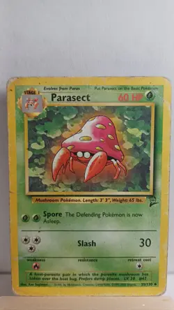 Parasect [HP] - Pokemon TCG Base Set 2 55/130 [Uncommon] - Image 1