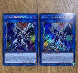 2x Firewall Dragon Singularity | CYAC-EN047 | Secret Rare | 1st Ed | YuGiOh Mint - Image 1