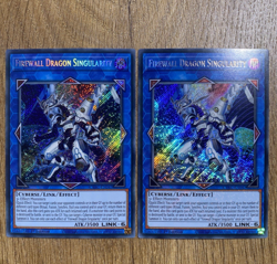 2x Firewall Dragon Singularity | CYAC-EN047 | Secret Rare | 1st Ed | YuGiOh Mint - Image 2