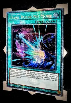 Dark Ruler No More RA01-EN060 Quarter Century Rare 1st Edition Yugioh - Image 1
