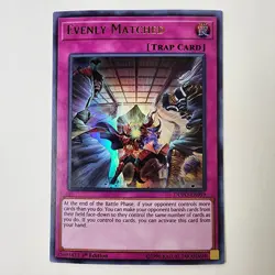 Evenly Matched - DUPO-EN099 - 1st ed - Ultra Rare - NM - Yugioh - Image 1