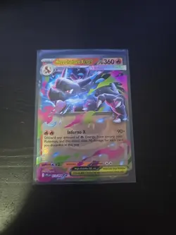 Pokemon TCG Mega Charizard X Ex 013/094 Phantasmal Flames Double Rare NM Card - Image 1