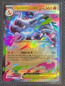 Mega Charizard X ex 013/094 | Phantasmal Flames | Holo Rare Pokemon TCG Card NM - Image 1