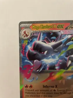 Mega Charizard X ex 013/094 | Phantasmal Flames | Holo Rare Pokemon TCG Card NM - Image 3
