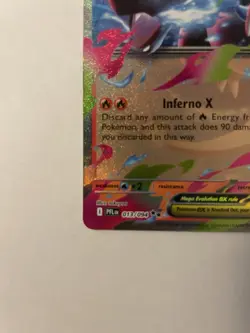 Mega Charizard X ex 013/094 | Phantasmal Flames | Holo Rare Pokemon TCG Card NM - Image 4