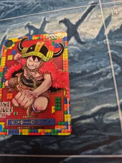 One Piece TCG Japanese Monkey D Luffy P-110 One Piece Day 25 PR NM - Image 3