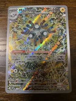 Pokemon TCG Magneton 159 Sv: Scarlet & Violet Promo Cards Holo NM - Image 1