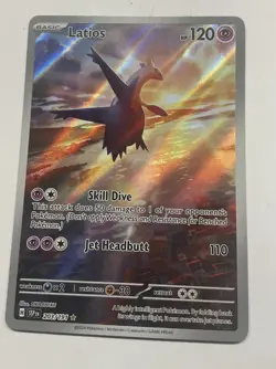 Latios Illustration Rare Holo Card 203/191 Pokemon TCG Surging Sparks Mint! - Image 1