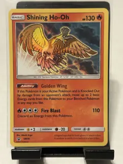 Shining Ho-Oh SM70 Promo Holo SM Promos Pokemon TCG NM - Image 1