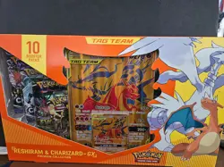 POKEMON Reshiram & Charizard GX Tag Team Premium Collection Box Sealed - Image 1