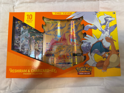 POKEMON TCG Reshiram & Charizard GX Tag Team Premium Collection Box Sealed - Image 1
