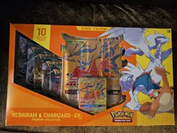 Pokemon Reshiram & Charizard gx Tag Team Premium Collection Box NEW SEALED - Image 1