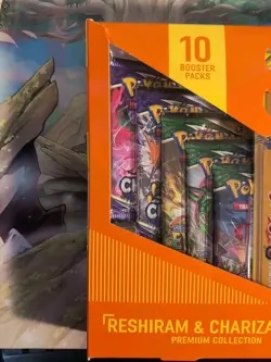 Pokemon Reshiram & Charizard GX Tag Team Premium Collection Box New Sealed - Image 2