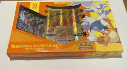 Pokemon Reshiram & Charizard gx Tag Team Premium Collection Box NEW UNOPENED - Image 1