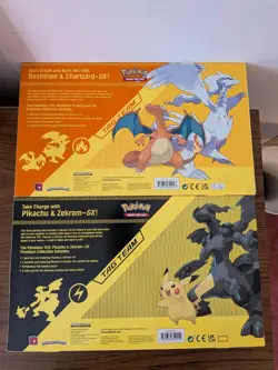 Pokemon GX Premium Collection Box Tag Team Reshiram & Charizard Pikachu & Zekrom - Image 2