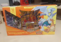 Pokemon Reshiram & Charizard gx Tag Team Premium Collection Box. Sealed & Case - Image 1