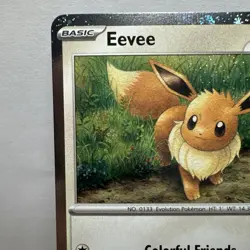 Eevee 133/165 Pokemon Holiday Calendar 2025 Festive Stamp Snowflake - Image 2