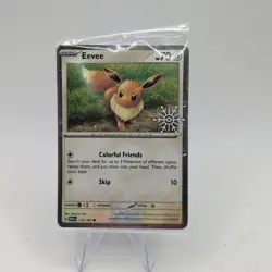 Eevee 133/165 Pokemon Holiday Calendar 2025 Festive Stamp Snowflake SEALED - Image 1