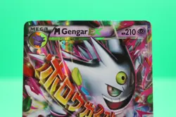 Pokemon TCG Mega Gengar EX XY166 Black Star Promo Shiny Holo Rare Card - NM- - Image 2