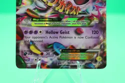 Pokemon TCG Mega Gengar EX XY166 Black Star Promo Shiny Holo Rare Card - NM- - Image 4