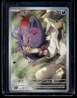 2025 Pokemon SV: Scarlet & Violet Promo Cards N's Zorua #189 - Image 1