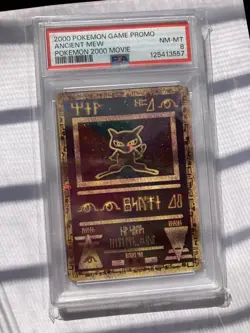 Pokemon 2000 Movie Ancient Mew Holo TCG PSA 8 NM-MT Mint Rare Game Promo - Image 1