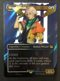 MTG FINAL FANTASY #541 Hope Estheim (Borderless) SURGE FOIL NM - Image 1