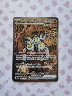 Pokemon TCG Sandy Shocks EX Prismatic Evolutions Card 159/131 Sir - Image 1
