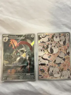 2 Cards Pokemon TCG Pidove #148 and Escavalier #138 Black Bolt - Image 1