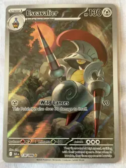 2 Cards Pokemon TCG Pidove #148 and Escavalier #138 Black Bolt - Image 5