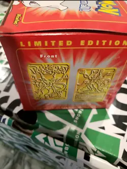 SEALED MEWTWO Pokemon 23K Gold Plated Trading Card 1999 Burger King Limited - Image 3