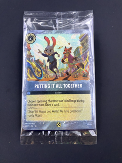 Lorcana Zootopia 2 - Putting It All Together 27/P3 Promo Card SEALED - Image 1