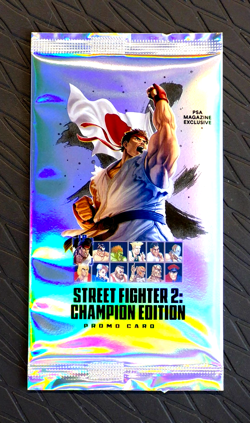 Street Fighter 2: Champion Edition Promo Card PSA Magazine Exclusive Pack SEALED - Image 1
