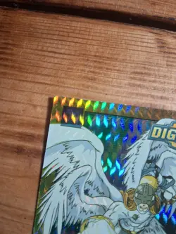 1999 Digimon Angemon #43 Holo Prism Foil Card Upper Deck Bandai Vintage Series 1 - Image 4