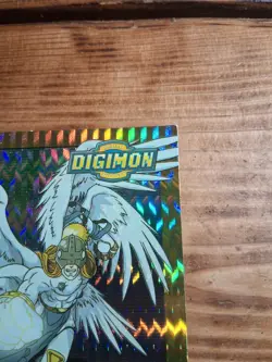 1999 Digimon Angemon #43 Holo Prism Foil Card Upper Deck Bandai Vintage Series 1 - Image 5