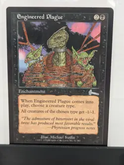 Engineered Plague - LP - Urza’s Legacy - MTG - Image 1