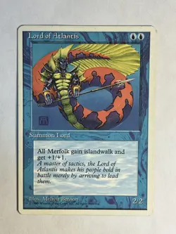 MTG - 4th Edition - Lord of Atlantis - MP - Image 1