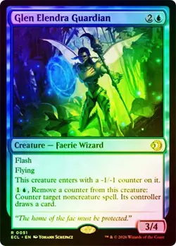 Glen Elendra Guardian Foil Lorwyn Eclipsed NM MTG - Image 1