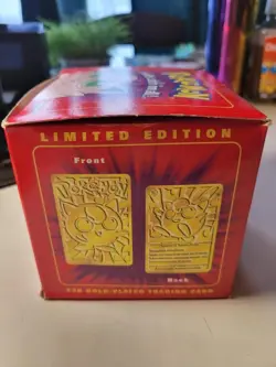 1999 Burger King Pokemon 23K Gold-Plated JIGGLYPUFF Trading Card LTD ED Sealed - Image 4