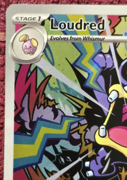 Pokemon Loudred Paradox Rift 212/182 Holo Full Art Illustration Rare Card MINT - Image 2