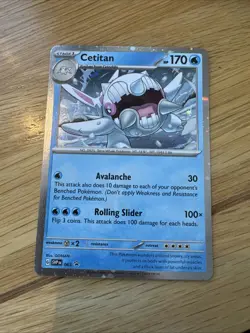 Pokemon TCG Cetitan Black Star Promo Cosmos Holo Card SVP 063 NM Condition - Image 1