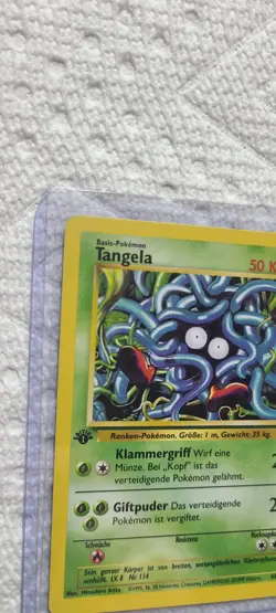 Pokemon TCG Tangela Base Set German 1st Edition (Tangela) #66/102 - Image 2