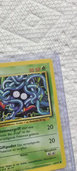 Pokemon TCG Tangela Base Set German 1st Edition (Tangela) #66/102 - Image 3