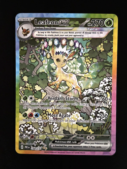 Leafeon ex 144/131 Special Illustration Rare Prismatic Evolutions Pokemon - NM! - Image 1